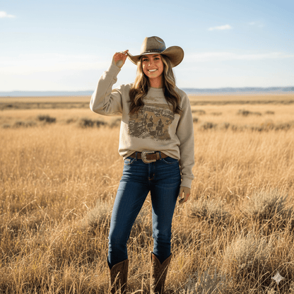 The Herd Keeper Graphic Sweatshirt Wild Junkie