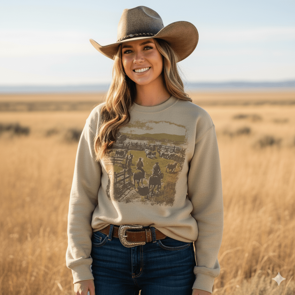 The Herd Keeper Graphic Sweatshirt Wild Junkie