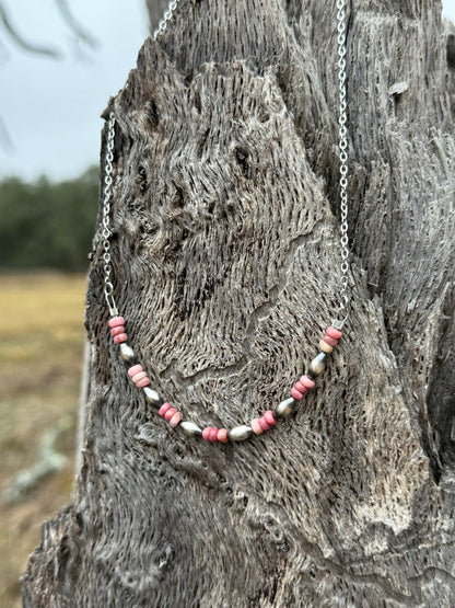 The Pink Horizon Chain Necklace Wild Junkie