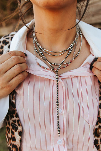 The Pink Horizon Chain Necklace Wild Junkie