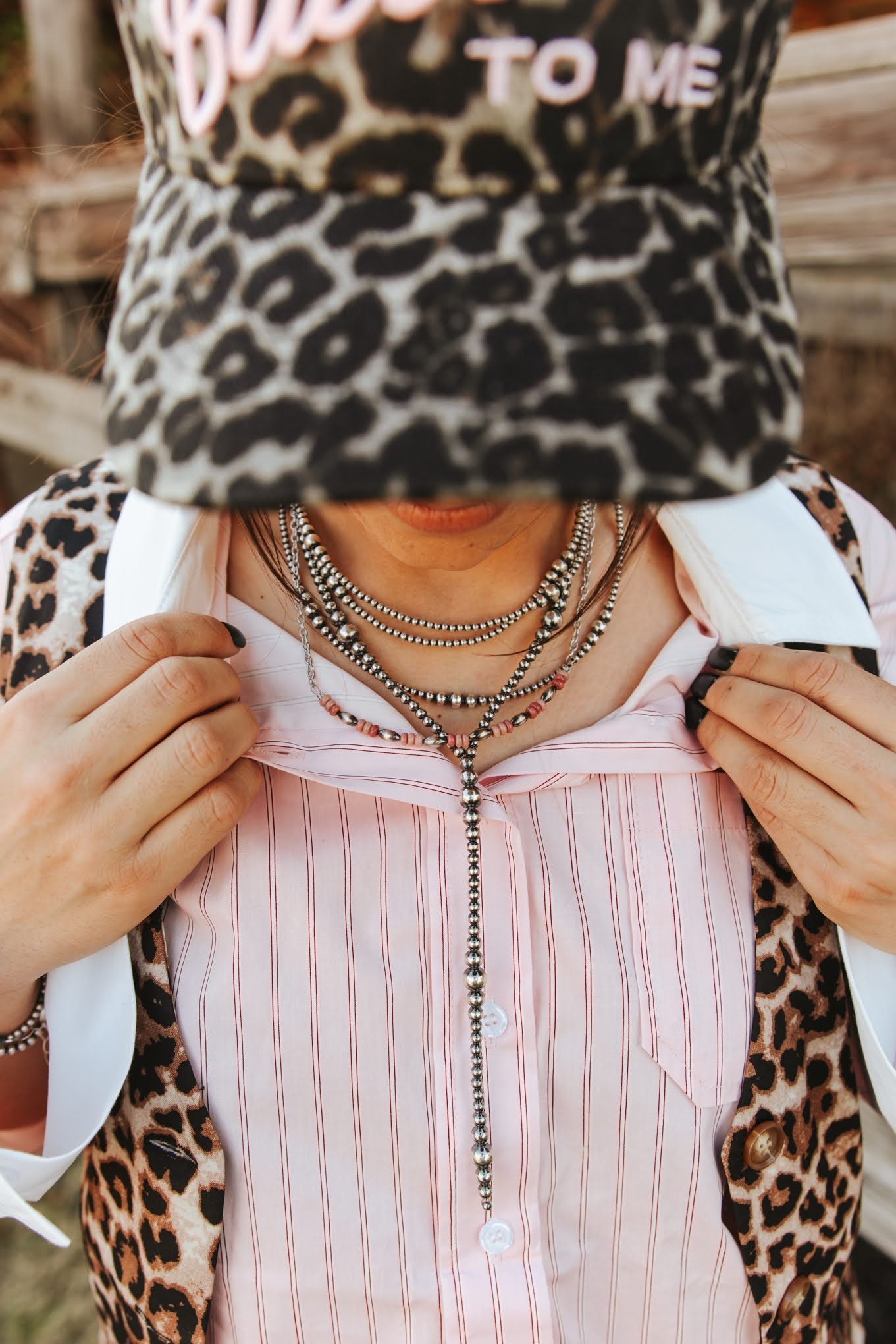 The Pink Horizon Chain Necklace Wild Junkie