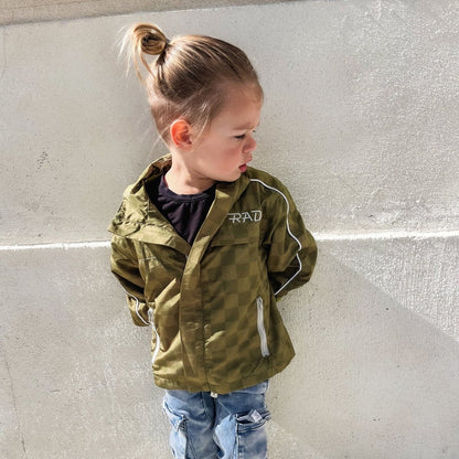 THE STORM RIDER WATERPROOF JACKET - ARMY GREEN