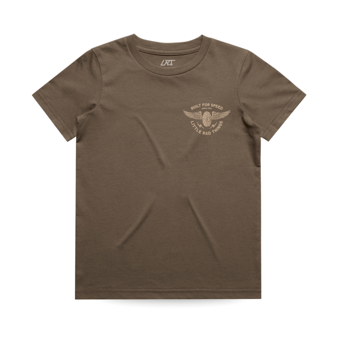 THE WINGED MECHANIC TEE - BROWN LITTLE RAD THINGS