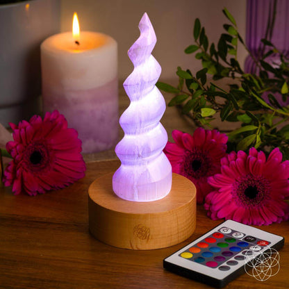 Therapy By Light - Selenite Flame Lamp Conscious Items