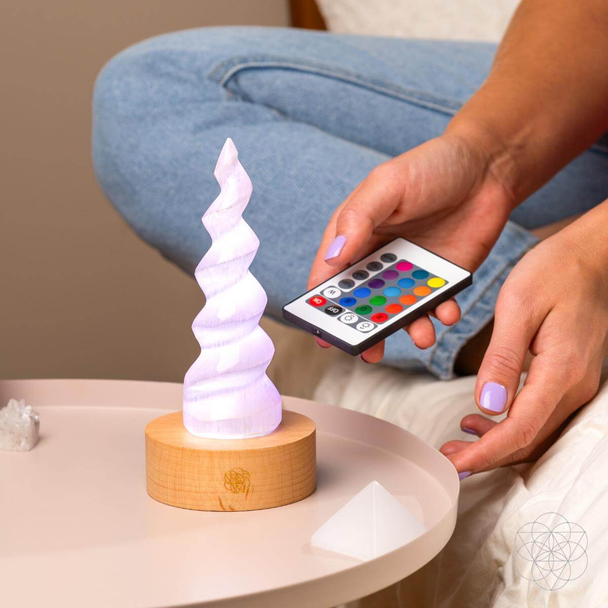 Therapy By Light - Selenite Flame Lamp Conscious Items