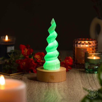Therapy By Light - Selenite Flame Lamp Conscious Items