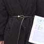 Thin Leather Belt Female Bow Leisure Belts