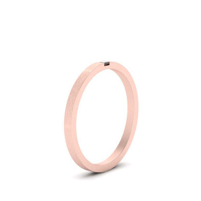 Thin Princess Cut Mens Band Ring Fascinating Diamonds