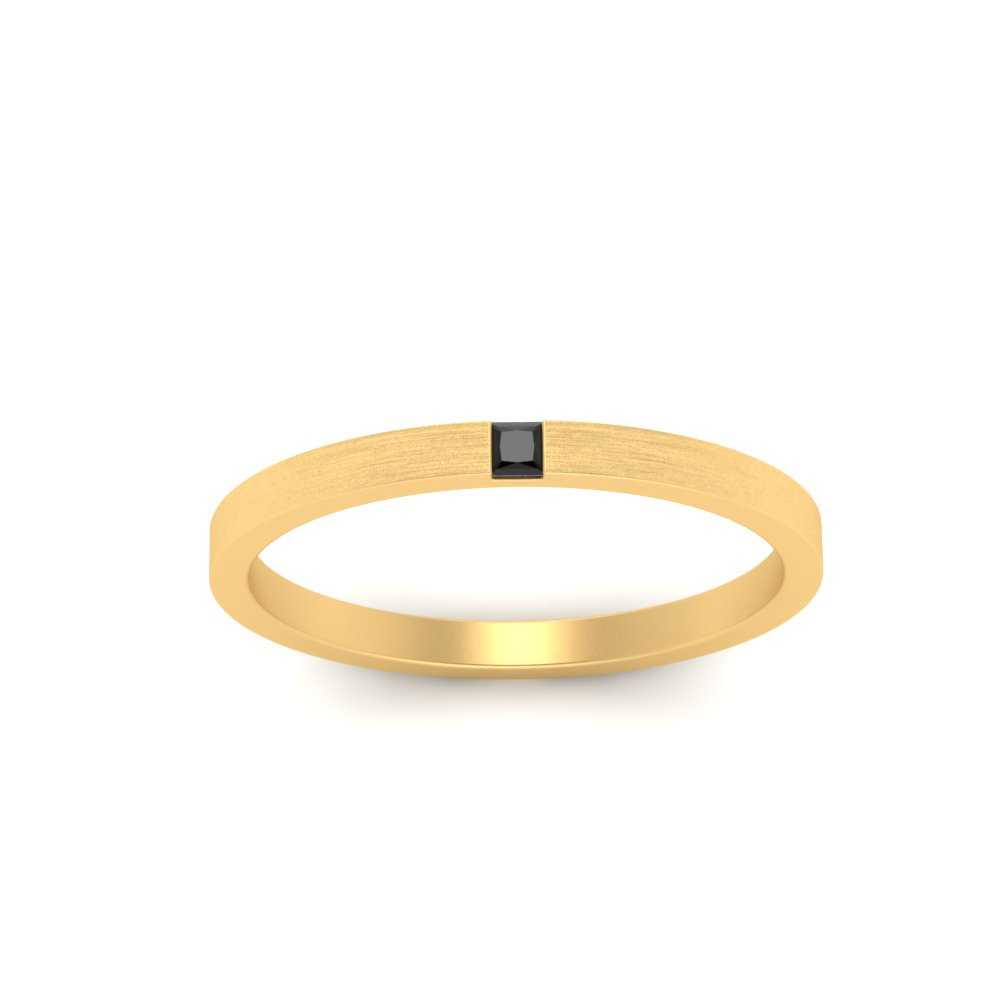 Thin Princess Cut Mens Band Ring Fascinating Diamonds