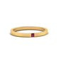 Thin Princess Cut Mens Band Ring Fascinating Diamonds