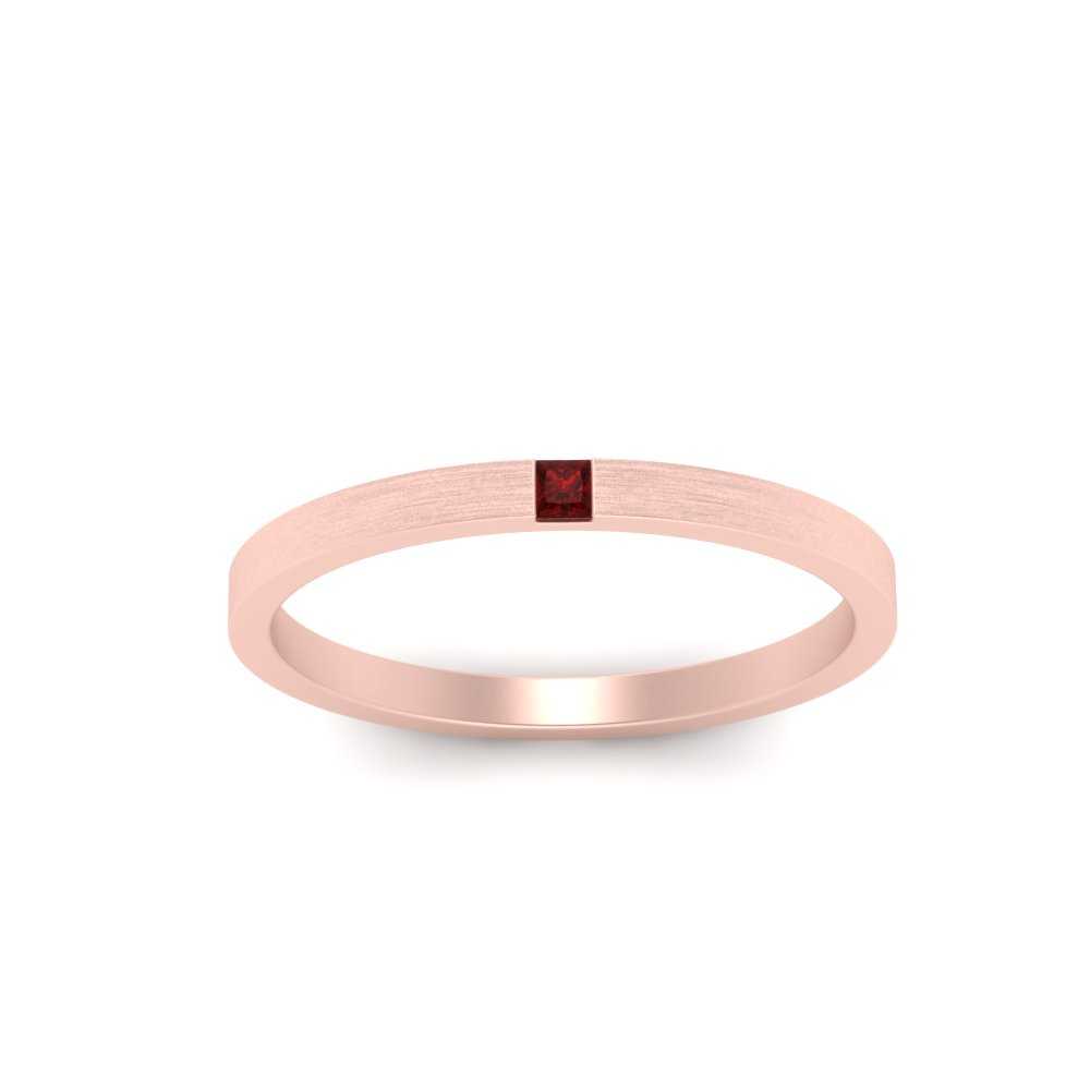 Thin Princess Cut Mens Band Ring Fascinating Diamonds