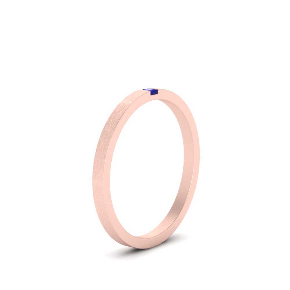 Thin Princess Cut Mens Band Ring Fascinating Diamonds