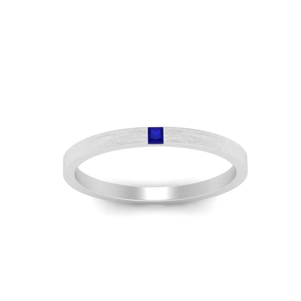 Thin Princess Cut Mens Band Ring Fascinating Diamonds