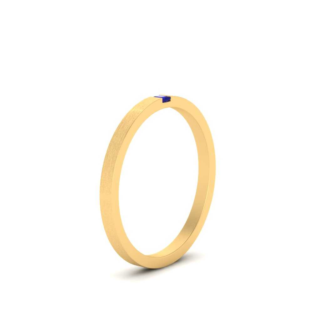 Thin Princess Cut Mens Band Ring Fascinating Diamonds