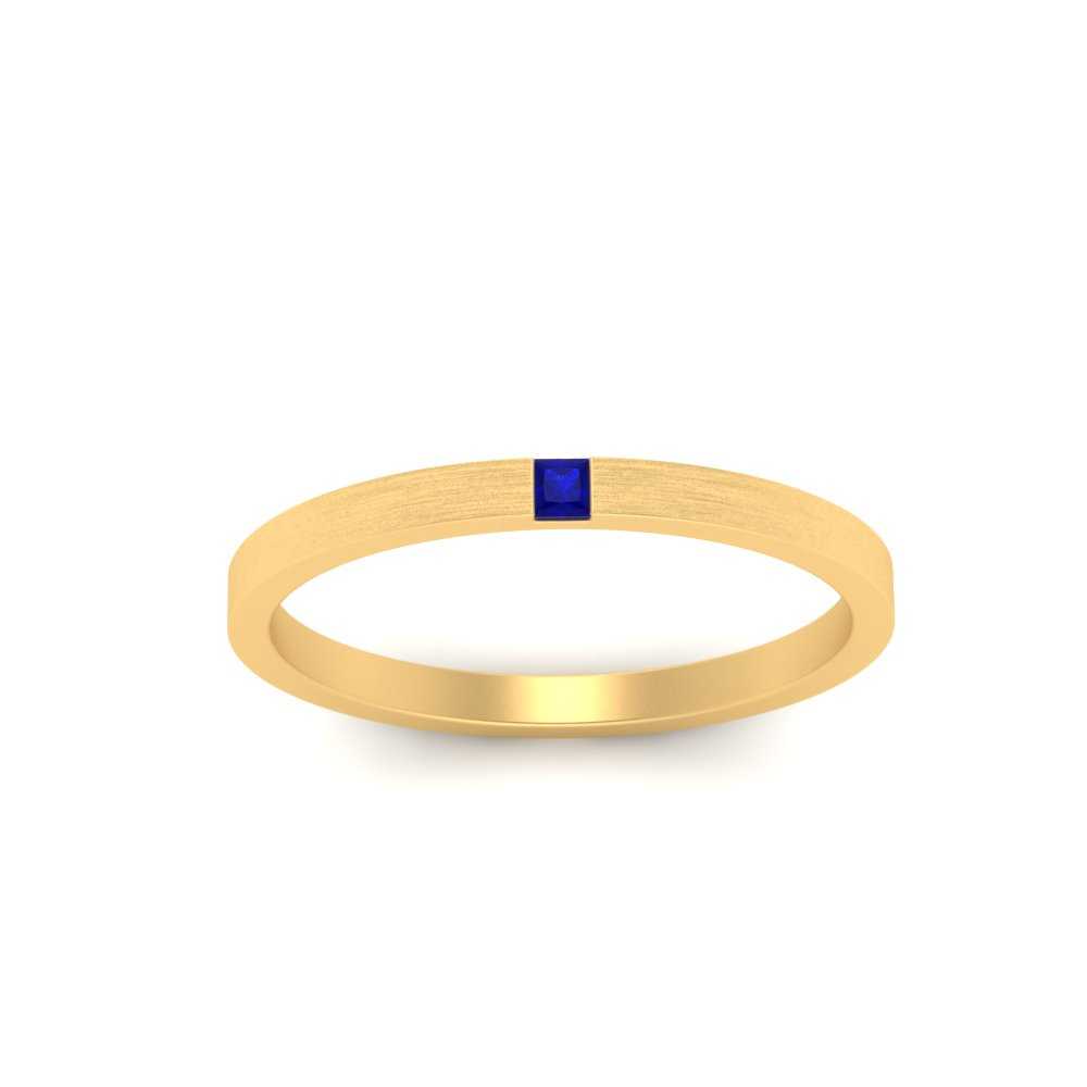 Thin Princess Cut Mens Band Ring Fascinating Diamonds
