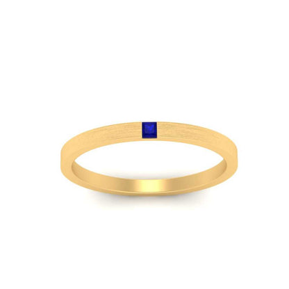 Thin Princess Cut Mens Band Ring Fascinating Diamonds