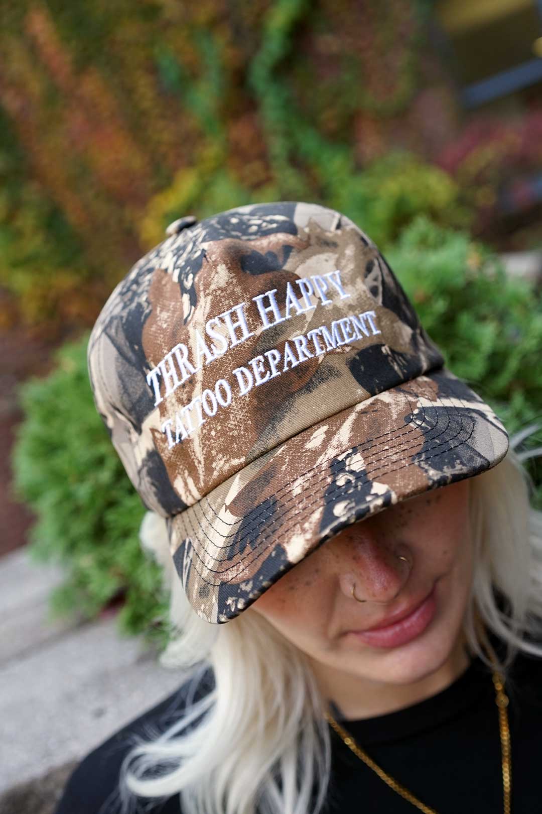Tattoo Department Hat Thrash Happy