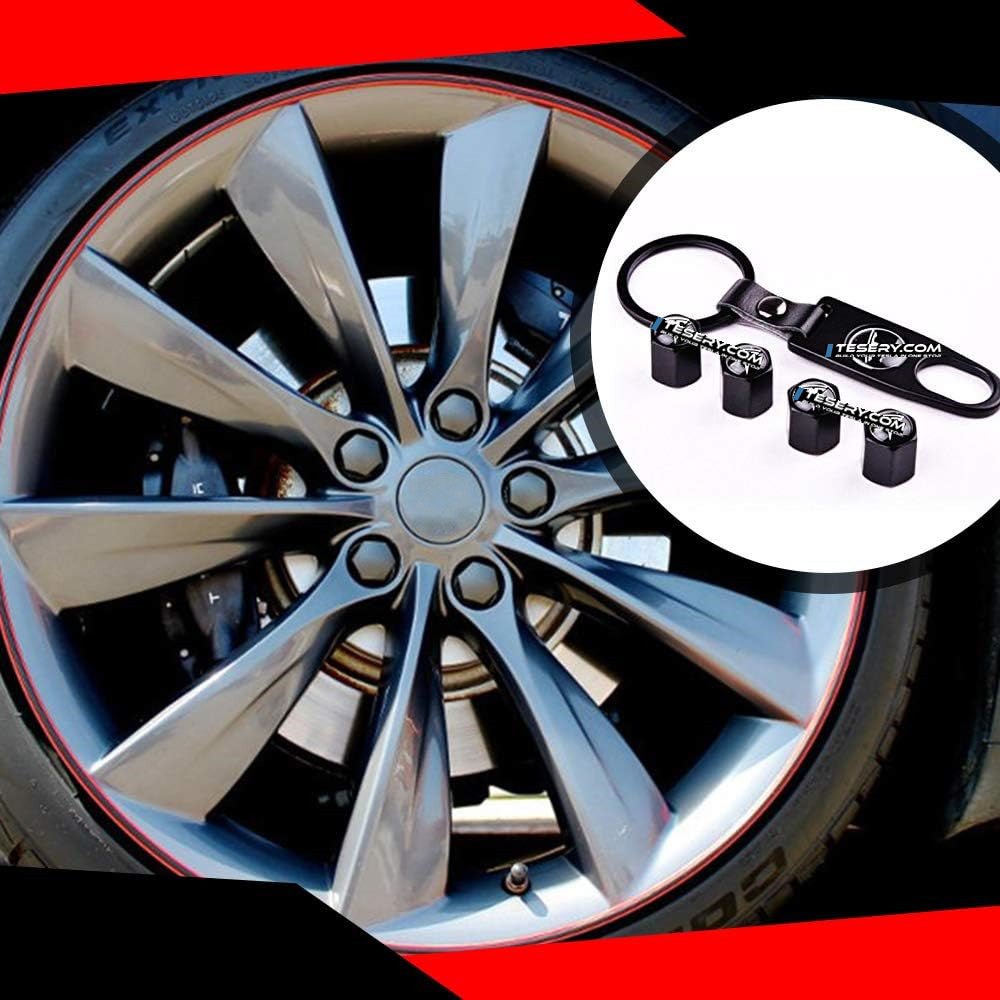 Tire Valve Caps for Tesla Model 3/Y/S/X Tesery Official Store