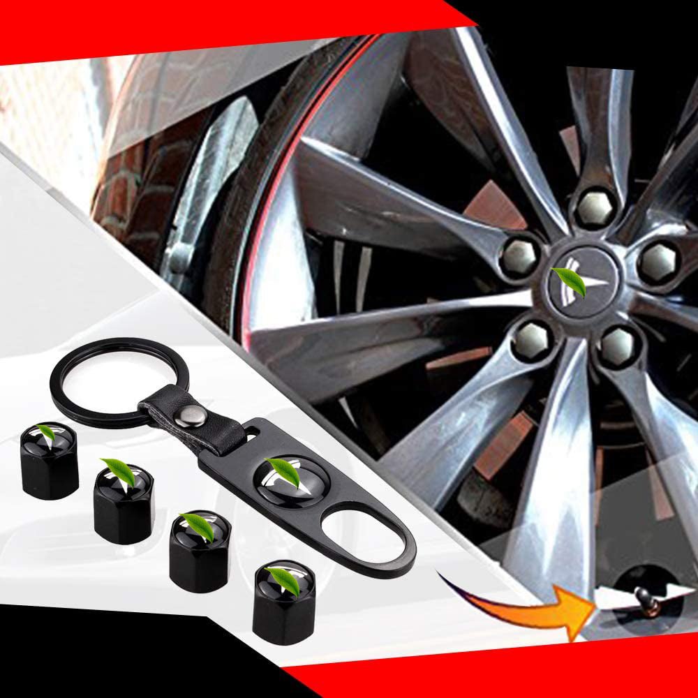 Tire Valve Caps for Tesla Model 3/Y/S/X Tesery Official Store
