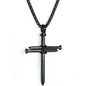Titanium Steel Casting Steel Nails Cross Men's Pendant Punk Style