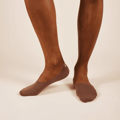 Unisex Cotton No Show Socks | Toffee Tan essoc