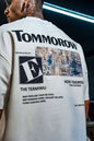 Men's Oversize 'TOMMOROW' Graphic Tee - Abstract Streetwear Shirt Withinblack