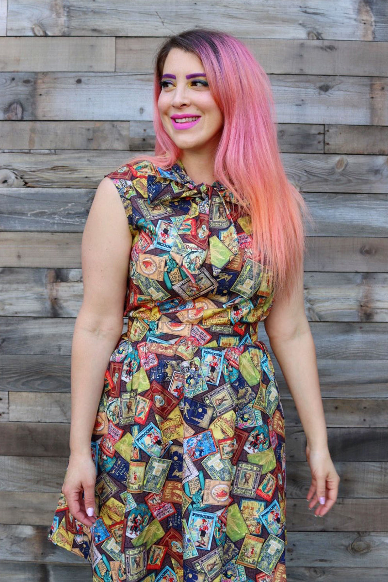 Fairytale Books A-line Skirt Retrolicious