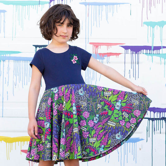 "Pick Your Poison" Toxic Garden Super Twirler Dress with Pockets Princess Awesome & Boy Wonder