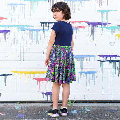 "Pick Your Poison" Toxic Garden Super Twirler Dress with Pockets Princess Awesome & Boy Wonder
