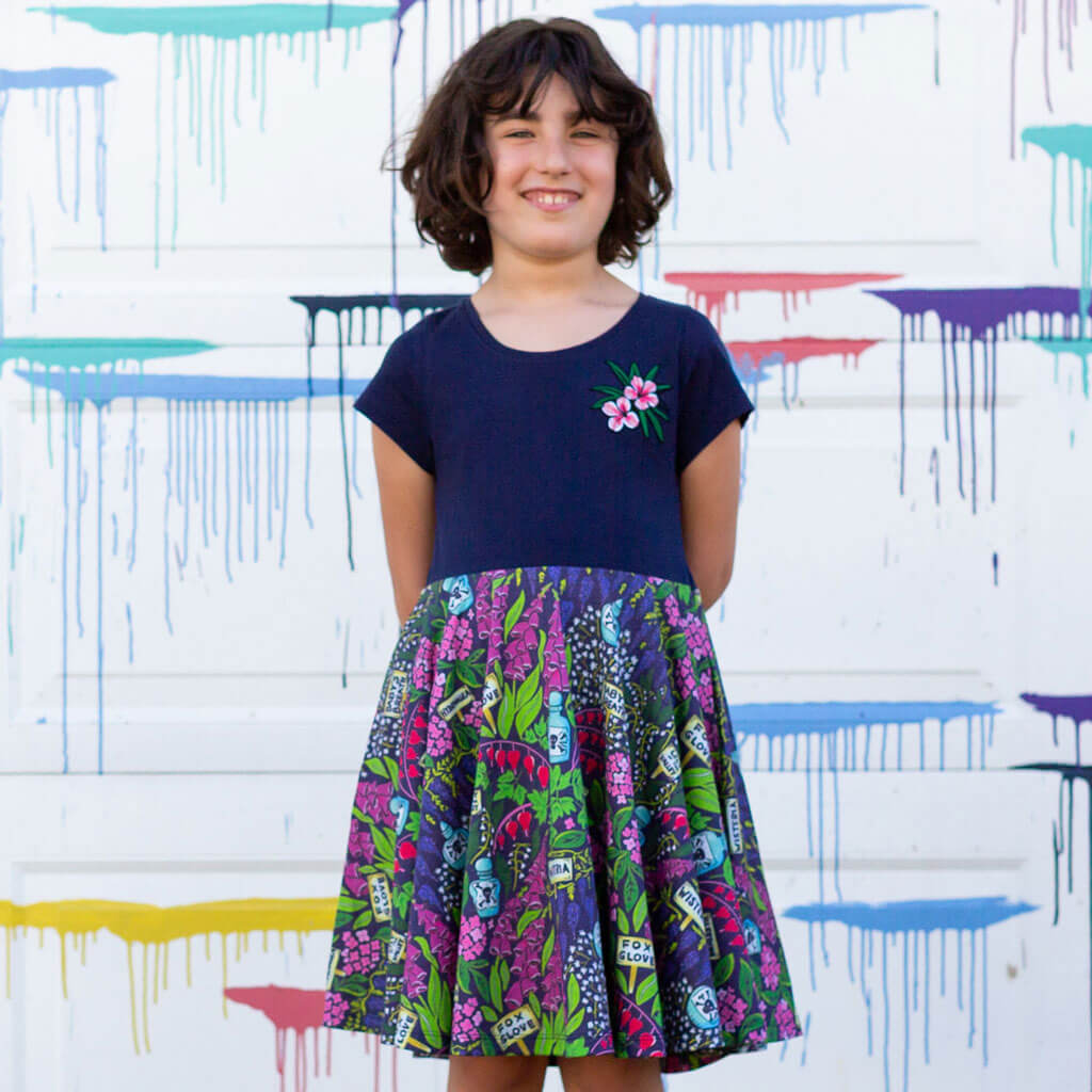 "Pick Your Poison" Toxic Garden Super Twirler Dress with Pockets Princess Awesome & Boy Wonder