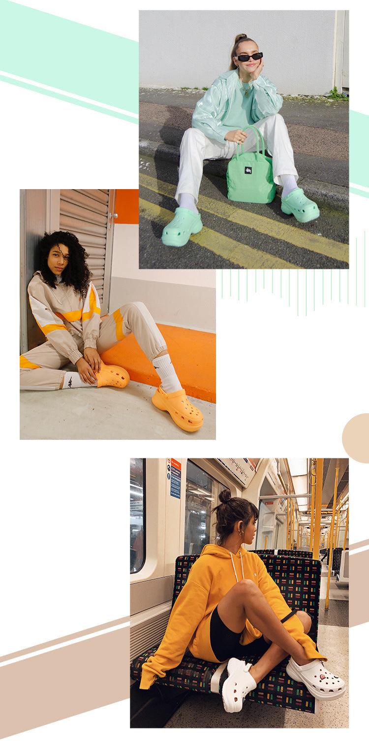Trend Summer Womens Platform Garden Shoes Sandals Clogs Outdoor Beach Slippers Comfortable Slip On Garden Sandals Lightweight Water Shoes Stevvex