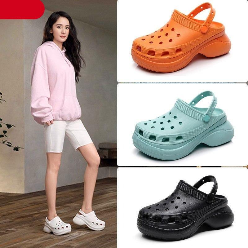 Trend Summer Womens Platform Garden Shoes Sandals Clogs Outdoor Beach Slippers Comfortable Slip On Garden Sandals Lightweight Water Shoes Stevvex