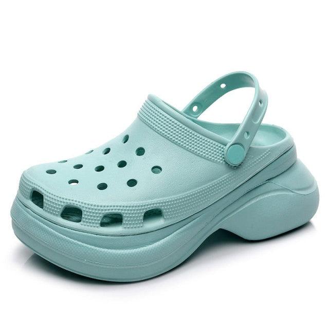 Trend Summer Womens Platform Garden Shoes Sandals Clogs Outdoor Beach Slippers Comfortable Slip On Garden Sandals Lightweight Water Shoes Stevvex