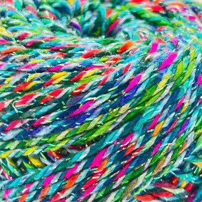 Triple Twist DK Weight Recycled Silk Yarn