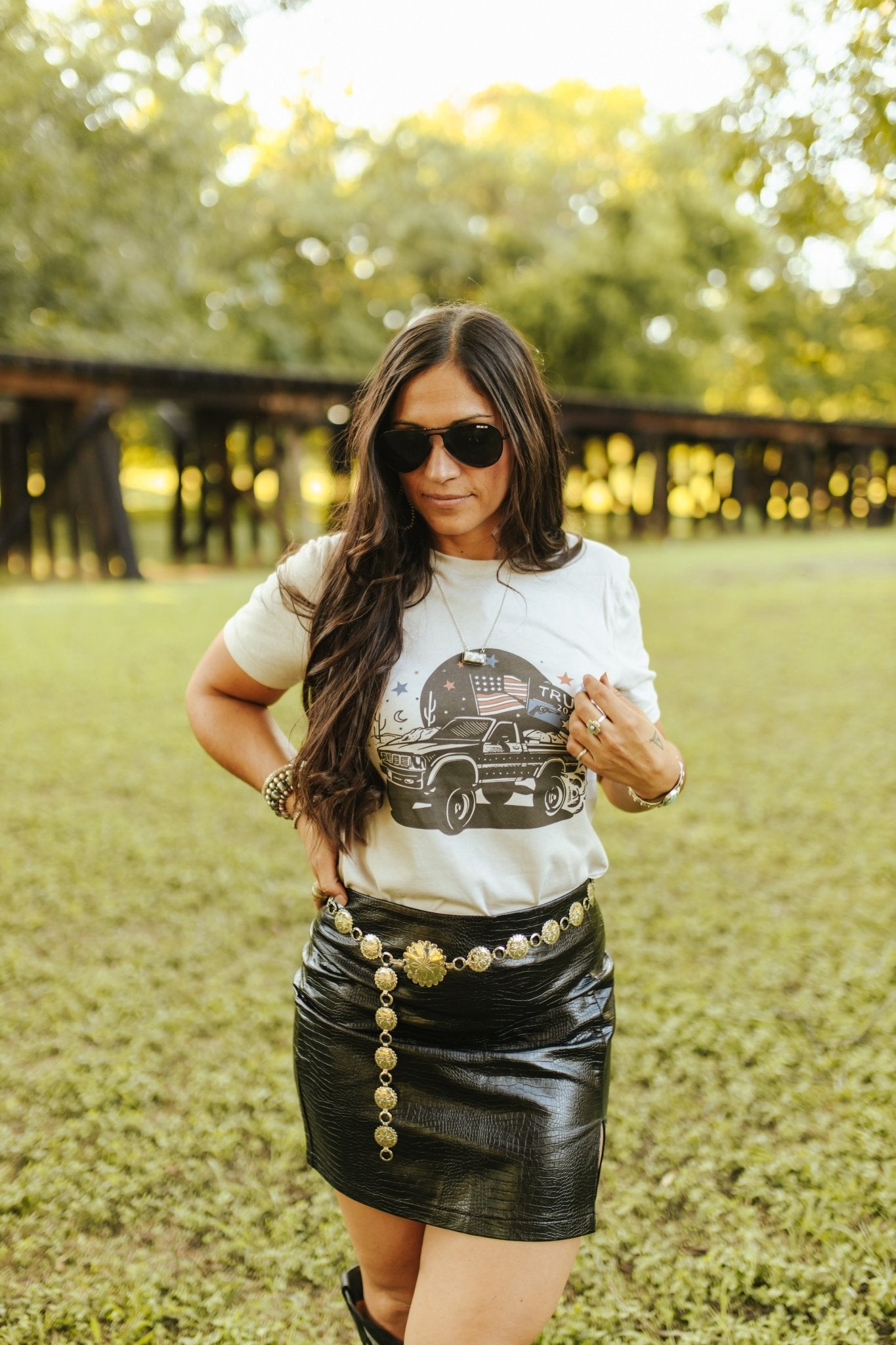 Trump Truck Graphic Tee Wild Junkie
