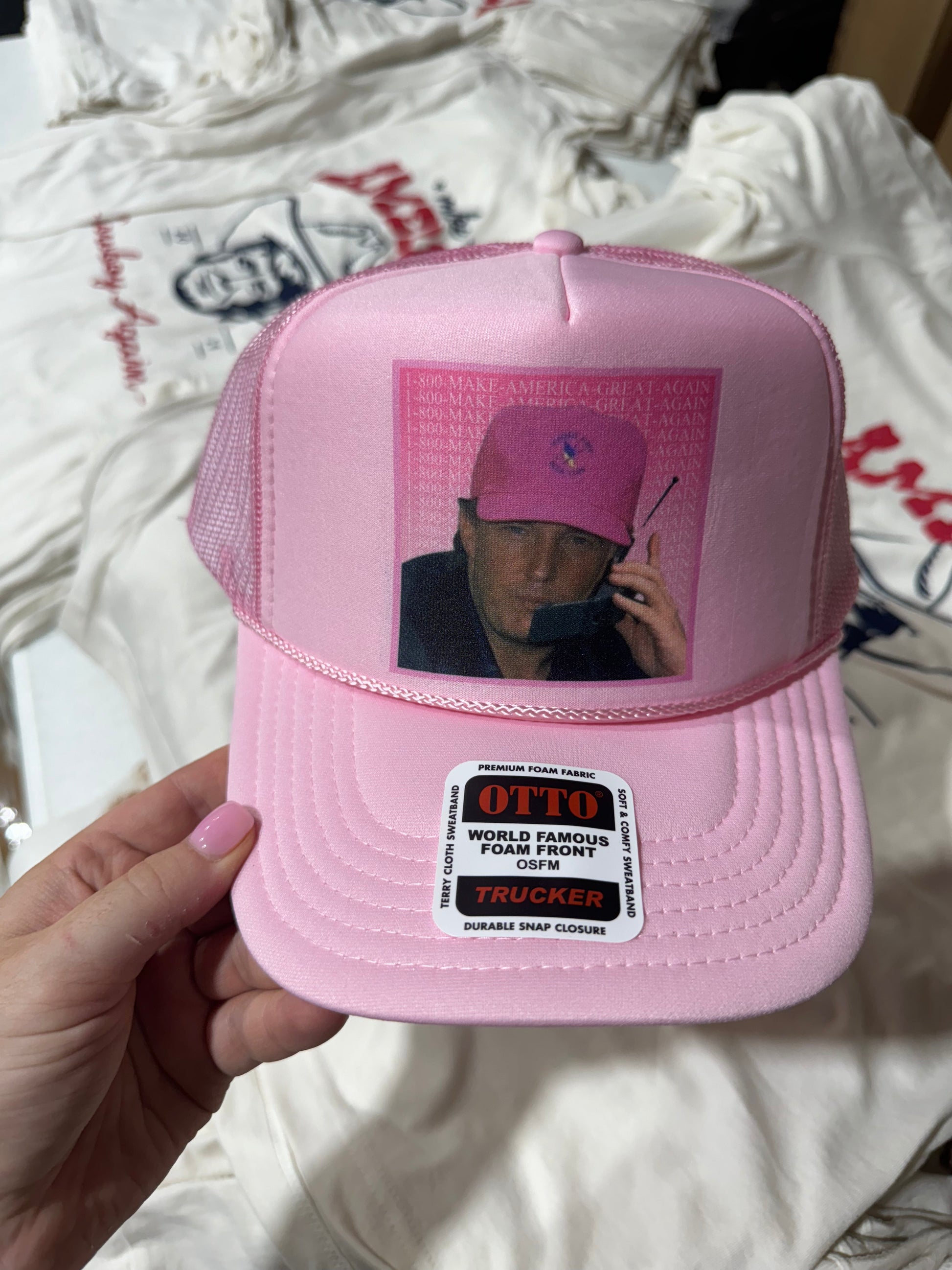Trump Hotline Trucker Hat Wild Junkie