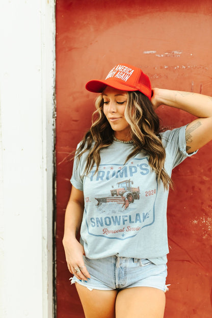 Trump's Snowflake Removal Service Graphic Tee Wild Junkie