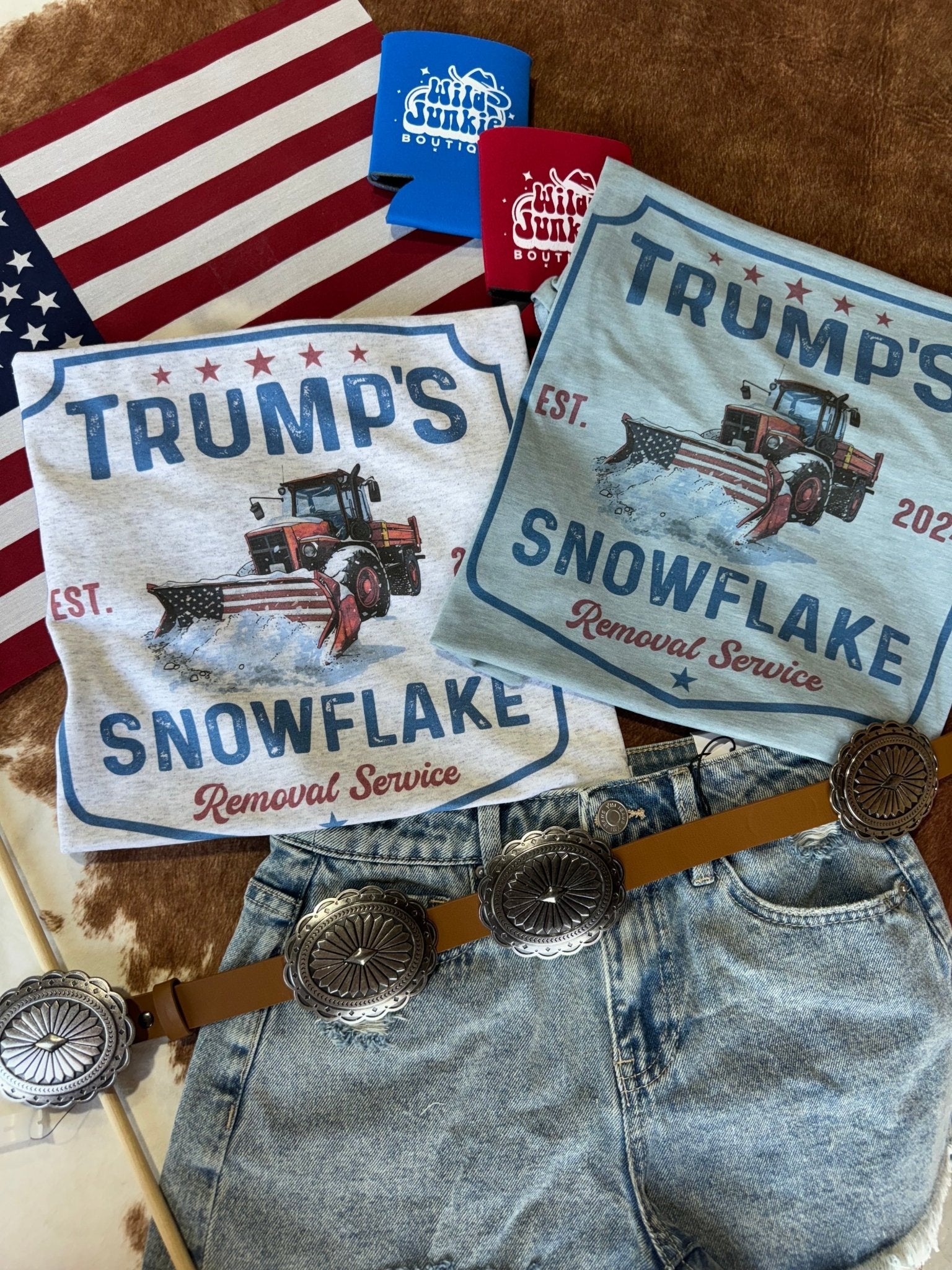 Trump's Snowflake Removal Service Graphic Tee Wild Junkie