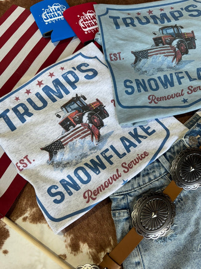 Trump's Snowflake Removal Service Graphic Tee Wild Junkie