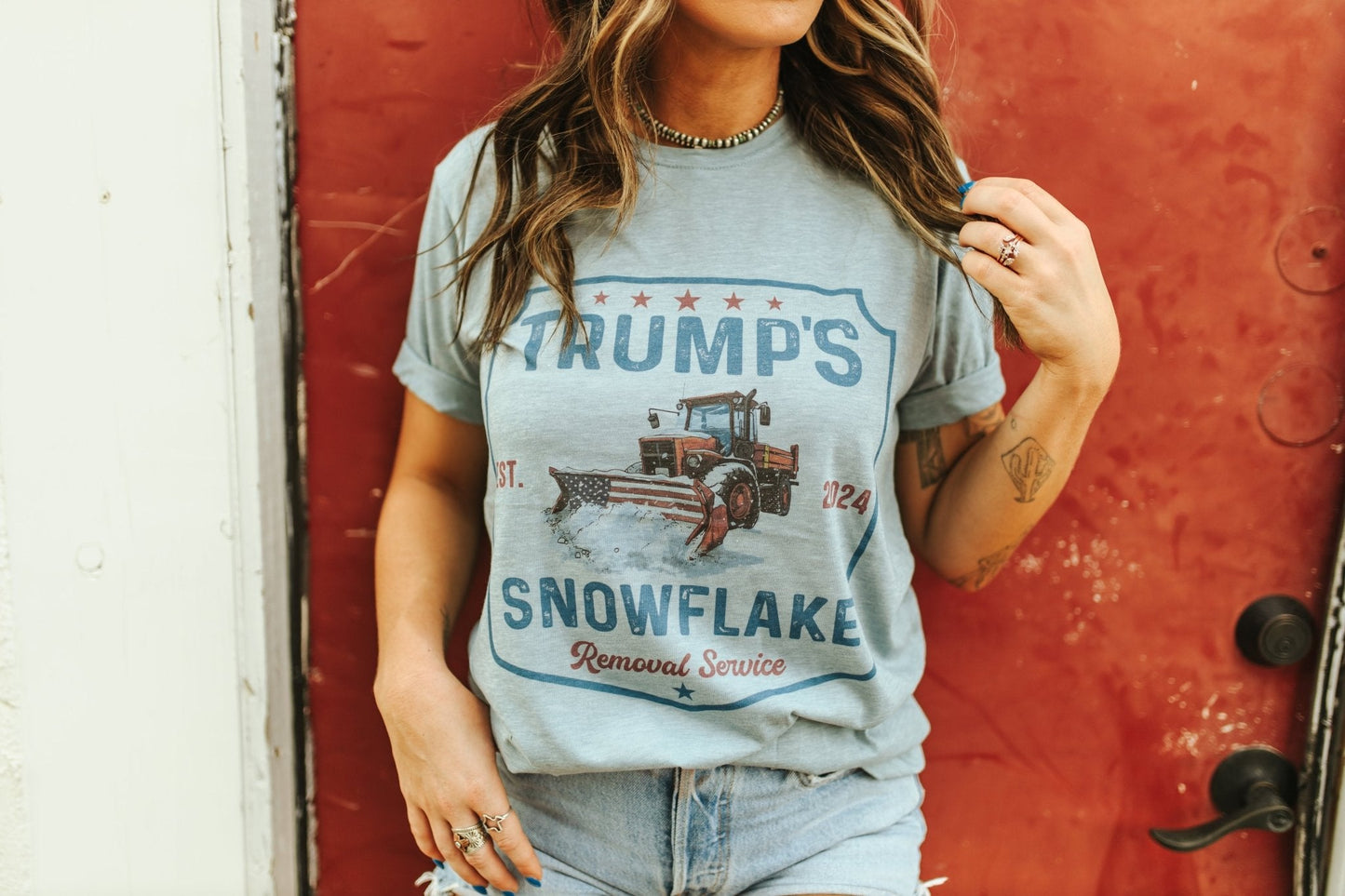Trump's Snowflake Removal Service Graphic Tee Wild Junkie