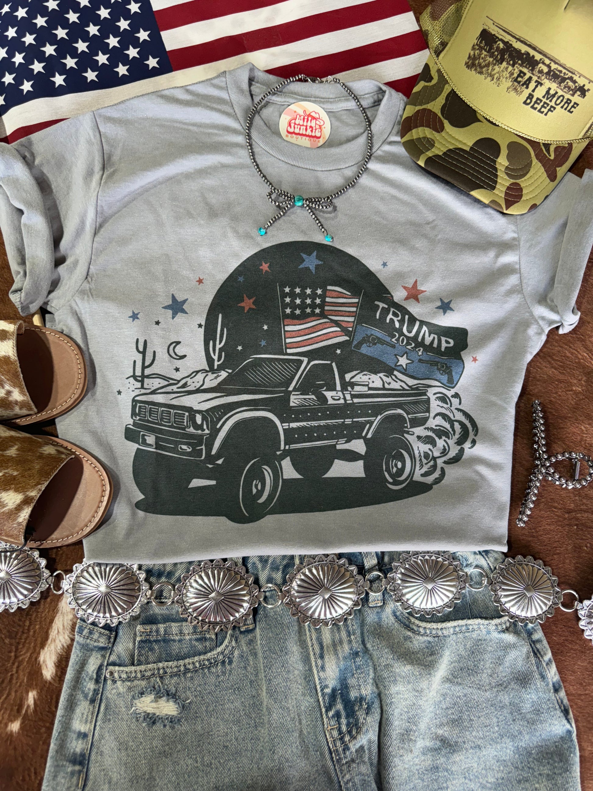 Trump Truck Graphic Tee Wild Junkie