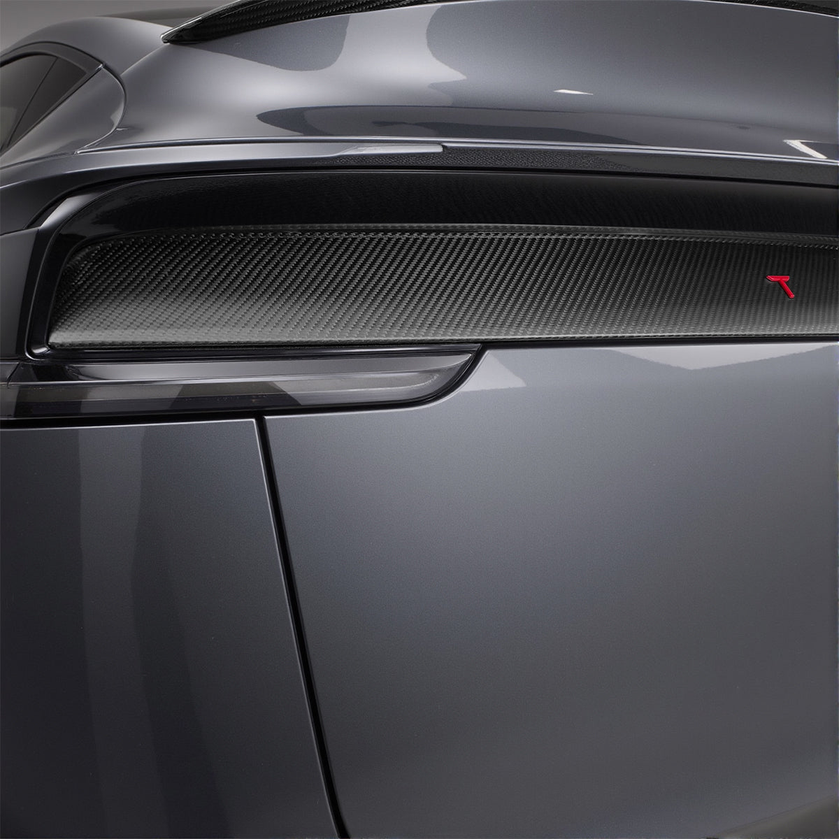 Trunk Tailgate Applique for Tesla Model Y Juniper - Real Dry Molded Carbon Fiber Tesery Official Store