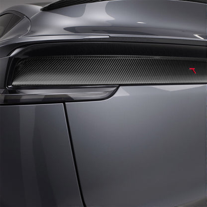 Trunk Tailgate Applique for Tesla Model Y Juniper - Real Dry Molded Carbon Fiber Tesery Official Store