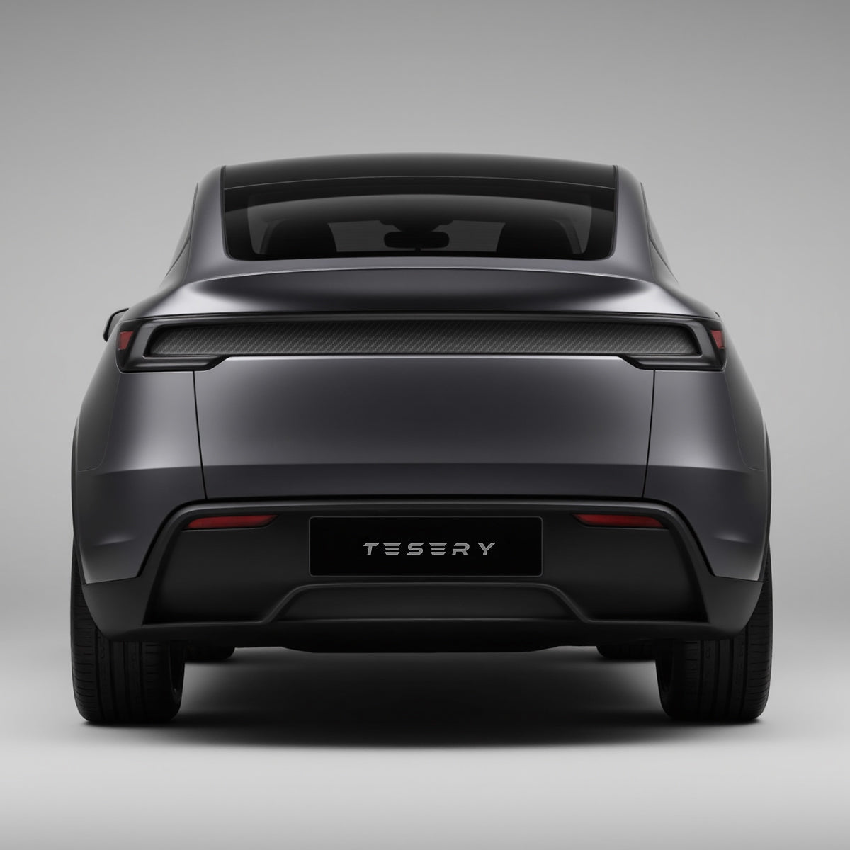 Trunk Tailgate Applique for Tesla Model Y Juniper - Real Dry Molded Carbon Fiber Tesery Official Store