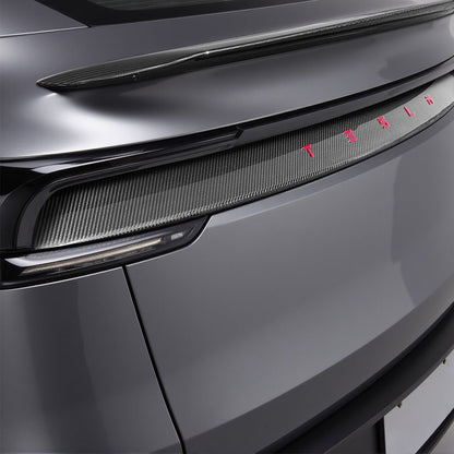 Trunk Tailgate Applique for Tesla Model Y Juniper - Real Dry Molded Carbon Fiber Tesery Official Store