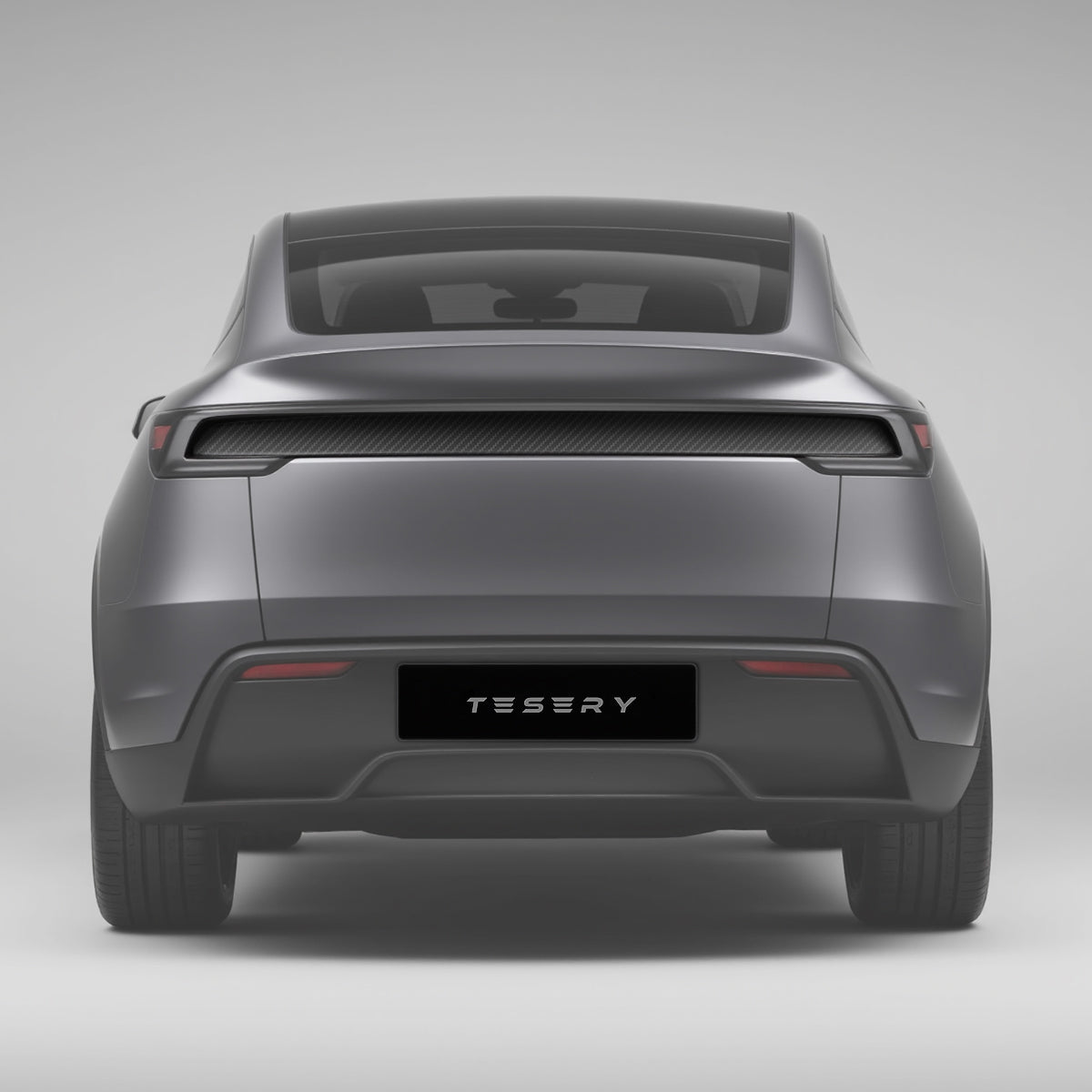 Trunk Tailgate Applique for Tesla Model Y Juniper - Real Dry Molded Carbon Fiber Tesery Official Store