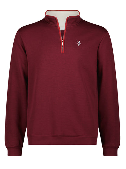 Turnberry Quarter Zip Smooth Knit White Water Life
