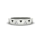 Two Tone Male Wedding Band Fascinating Diamonds