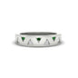 Two Tone Male Wedding Band Fascinating Diamonds