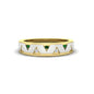 Two Tone Male Wedding Band Fascinating Diamonds